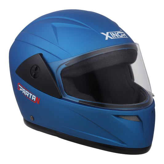 Xinor Full Face Helmet Motorcycle Riding ISI Certified - Medium (MT Blue)