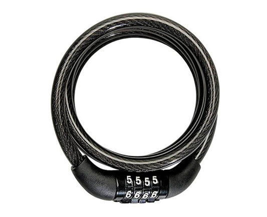 Durable Cable Lock for Versatile Security – Ideal for Helmets, Luggage, Cylinders & More (Black)