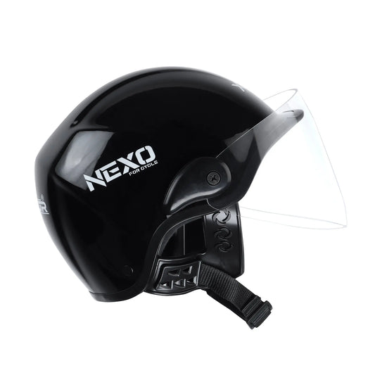 Xinor Nexo Half Helmet for Men and Women -Medium (Black) XinorXinor Helmet ISI Certified By Xinor