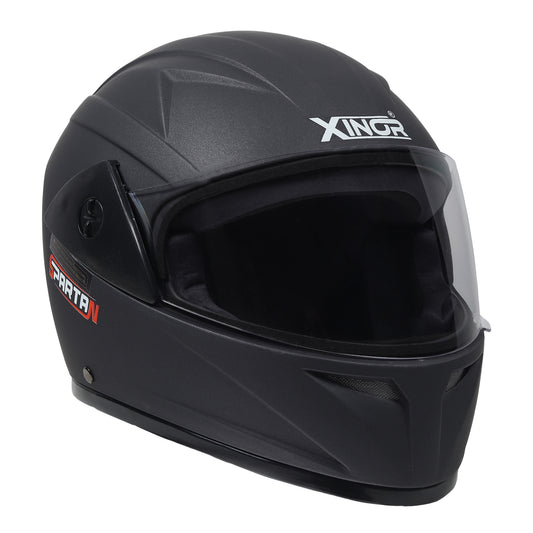 Xinor Full Face Helmet Motorcycle Riding ISI Certified - Medium (MT Silver Black)