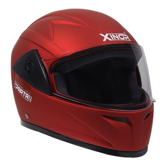 Xinor Full Face Helmet Motorcycle Riding ISI Certified - Medium (MT Red)