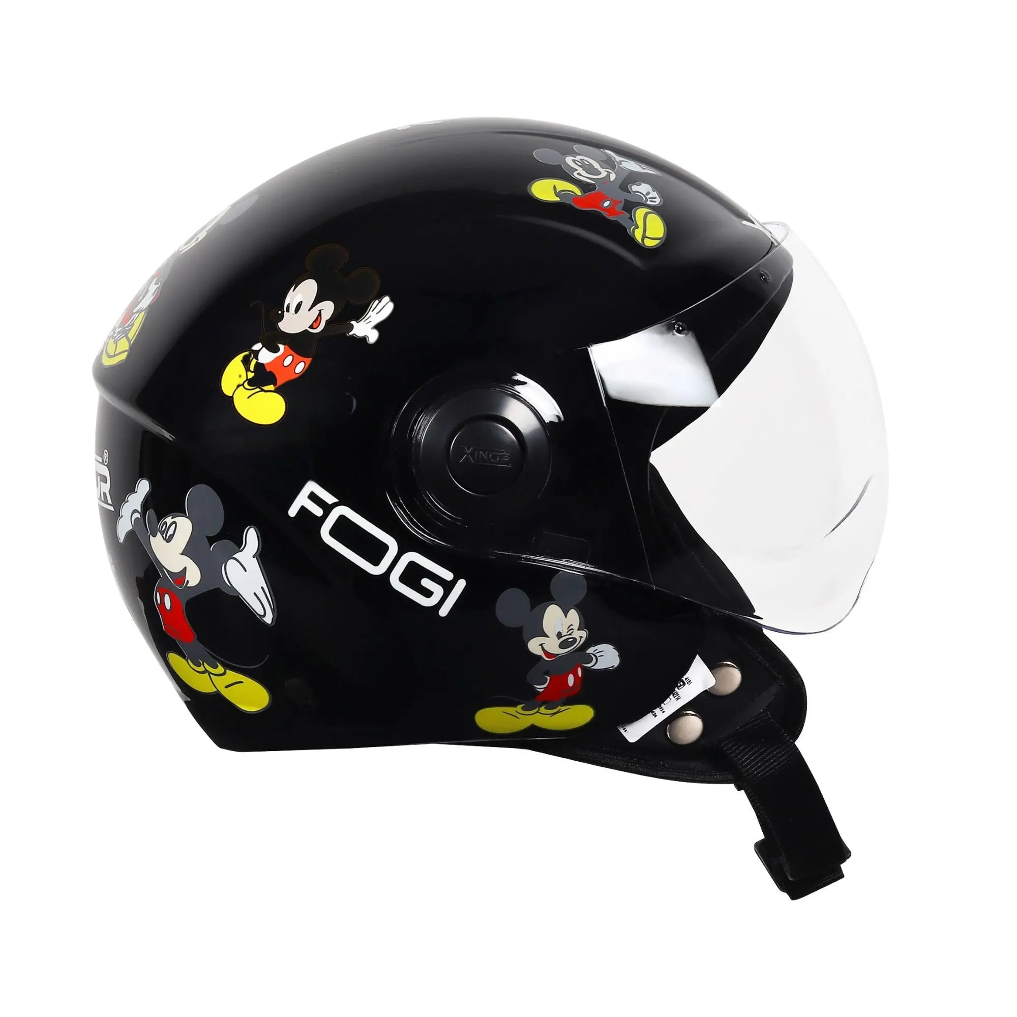 Kids Motorcycling Helmet ISI Certified Ages 6-14 Years Mickey Mouse De ...